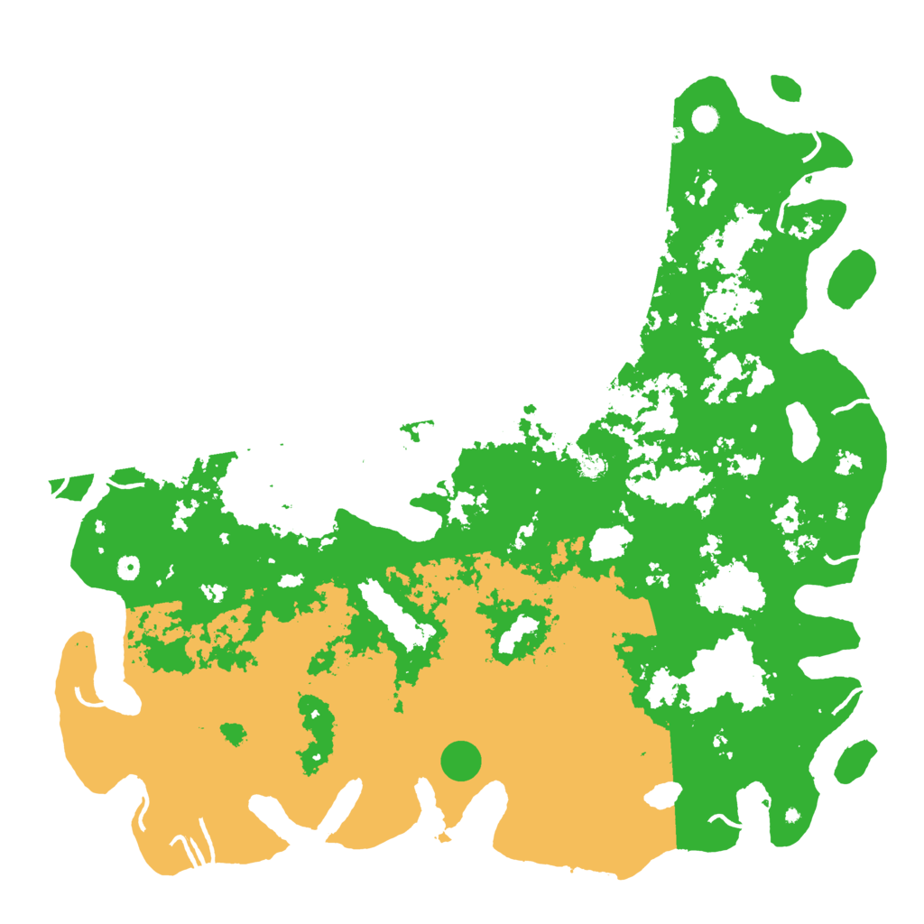 Biome Rust Map: Procedural Map, Size: 6000, Seed: 6969777