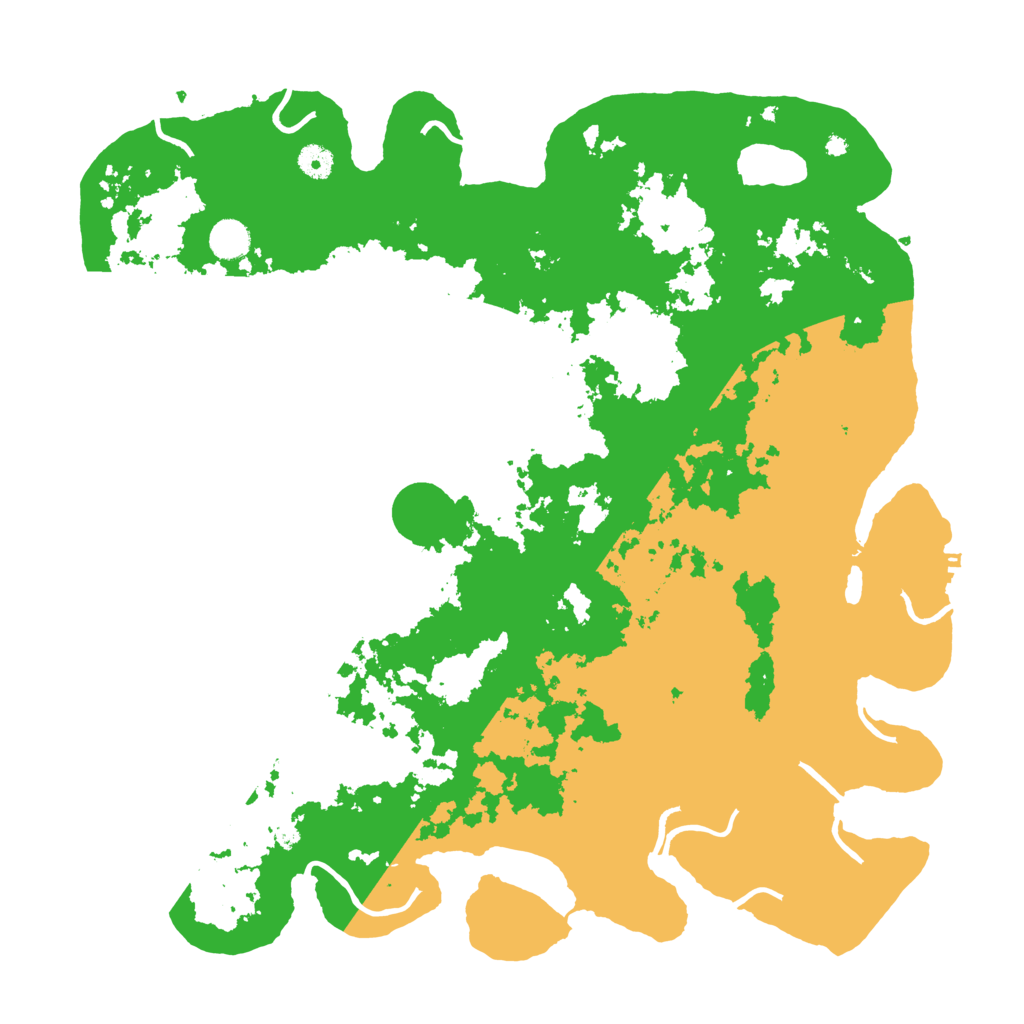 Biome Rust Map: Procedural Map, Size: 4500, Seed: 1777957