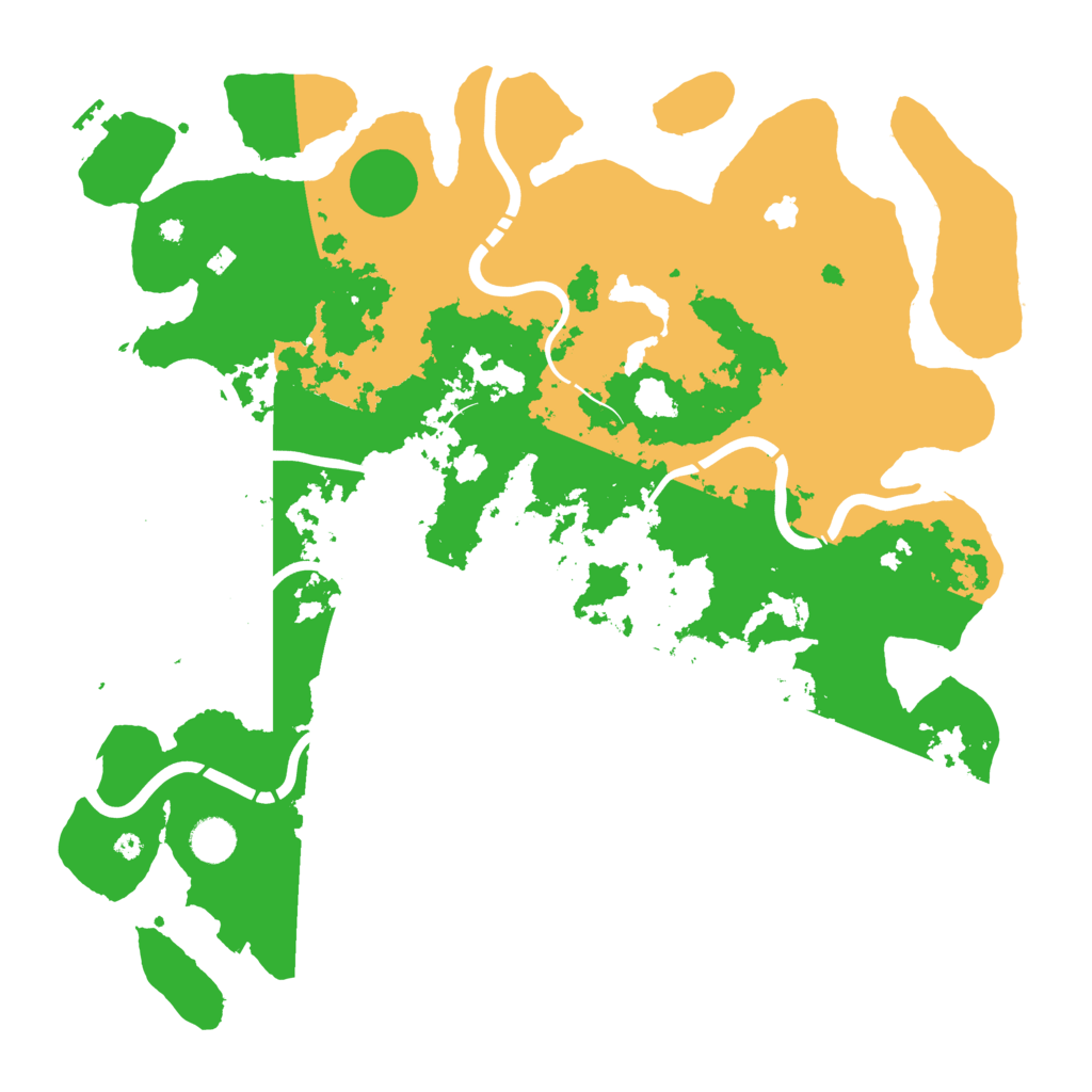 Biome Rust Map: Procedural Map, Size: 4250, Seed: 9997743