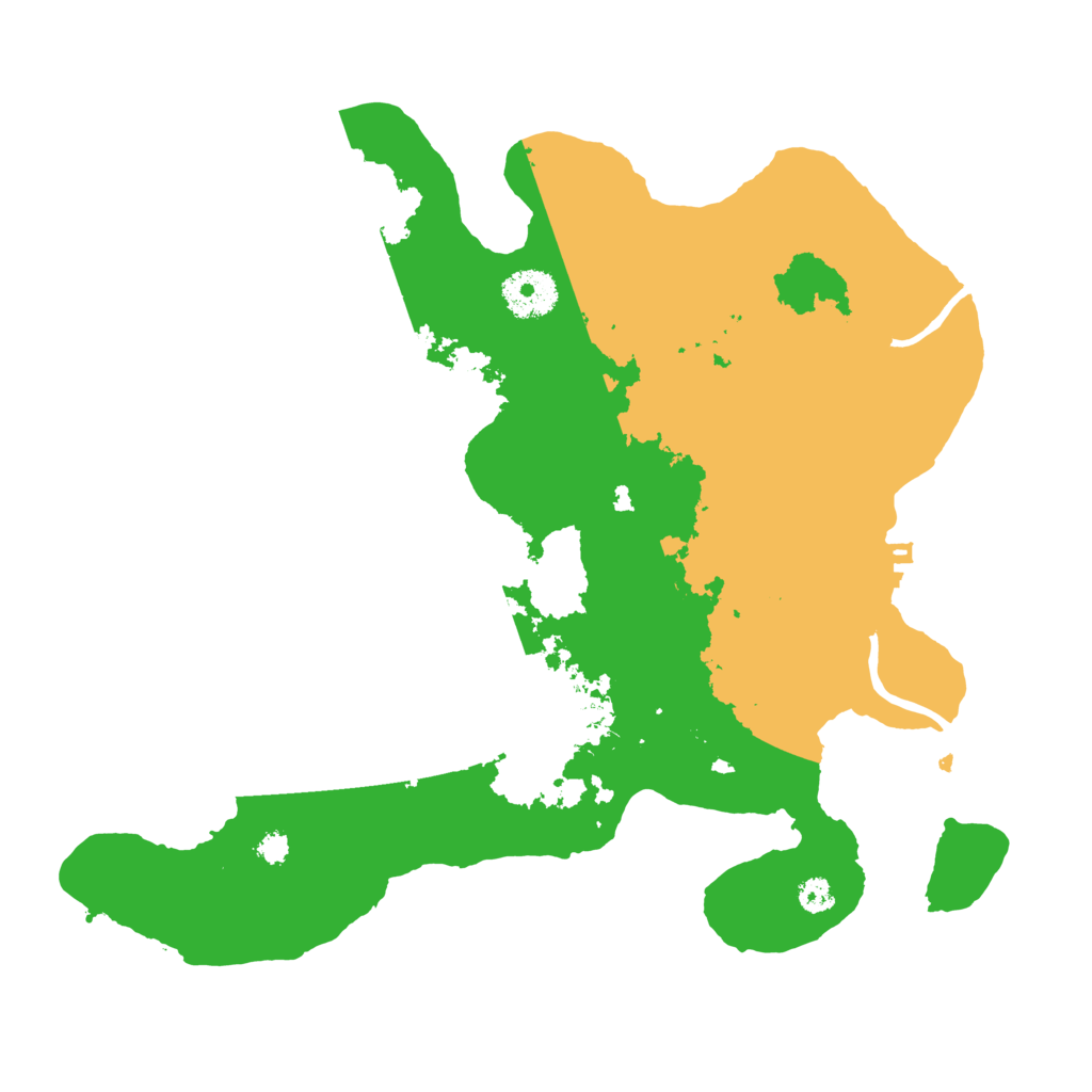 Biome Rust Map: Procedural Map, Size: 3200, Seed: 3993644