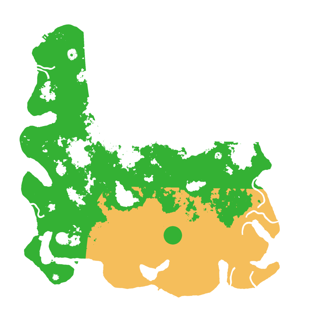 Biome Rust Map: Procedural Map, Size: 4500, Seed: 1396540577