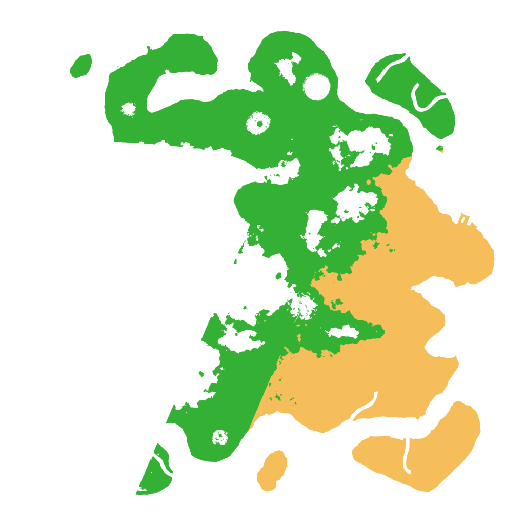 Biome Rust Map: Procedural Map, Size: 3500, Seed: 223