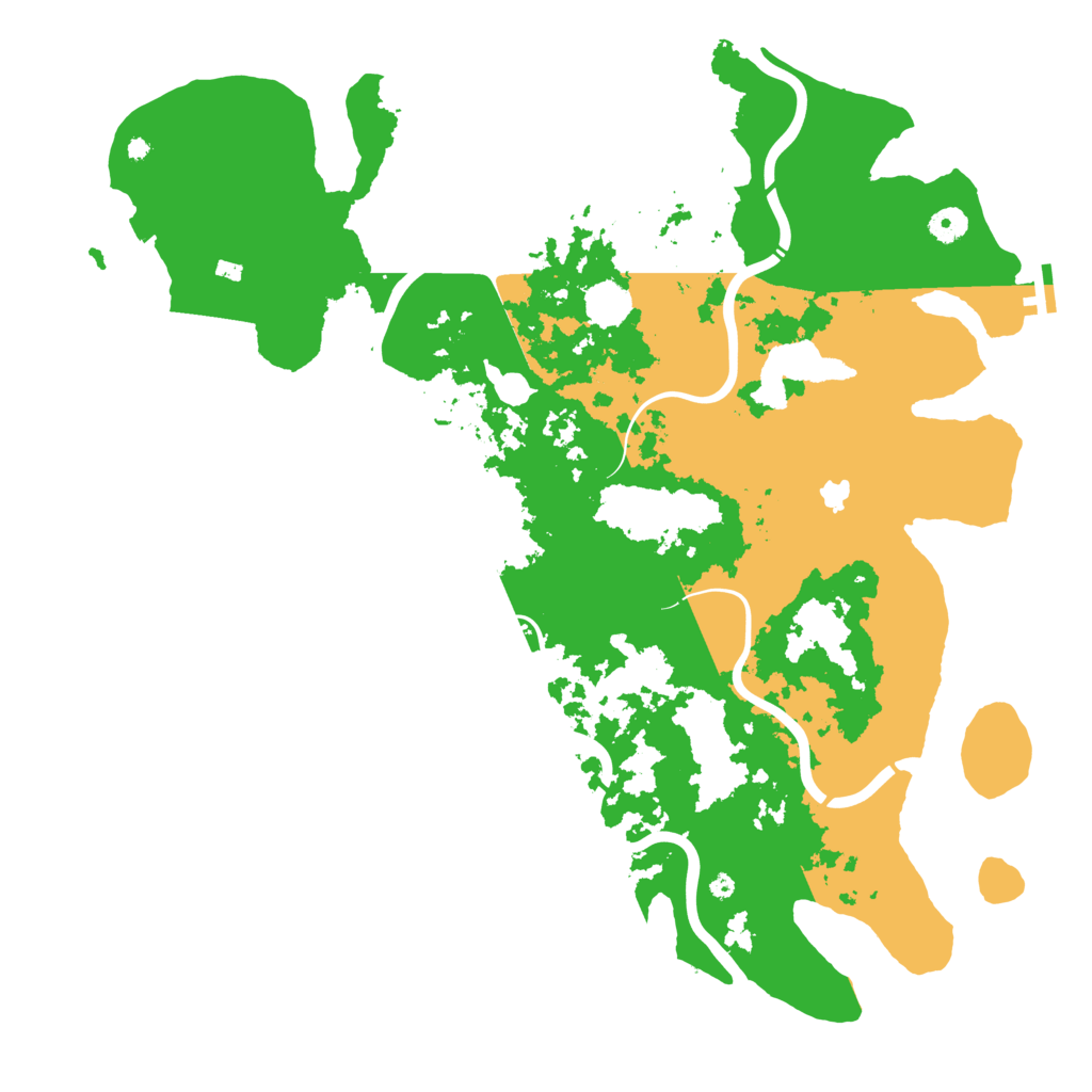 Biome Rust Map: Procedural Map, Size: 4500, Seed: 5974998
