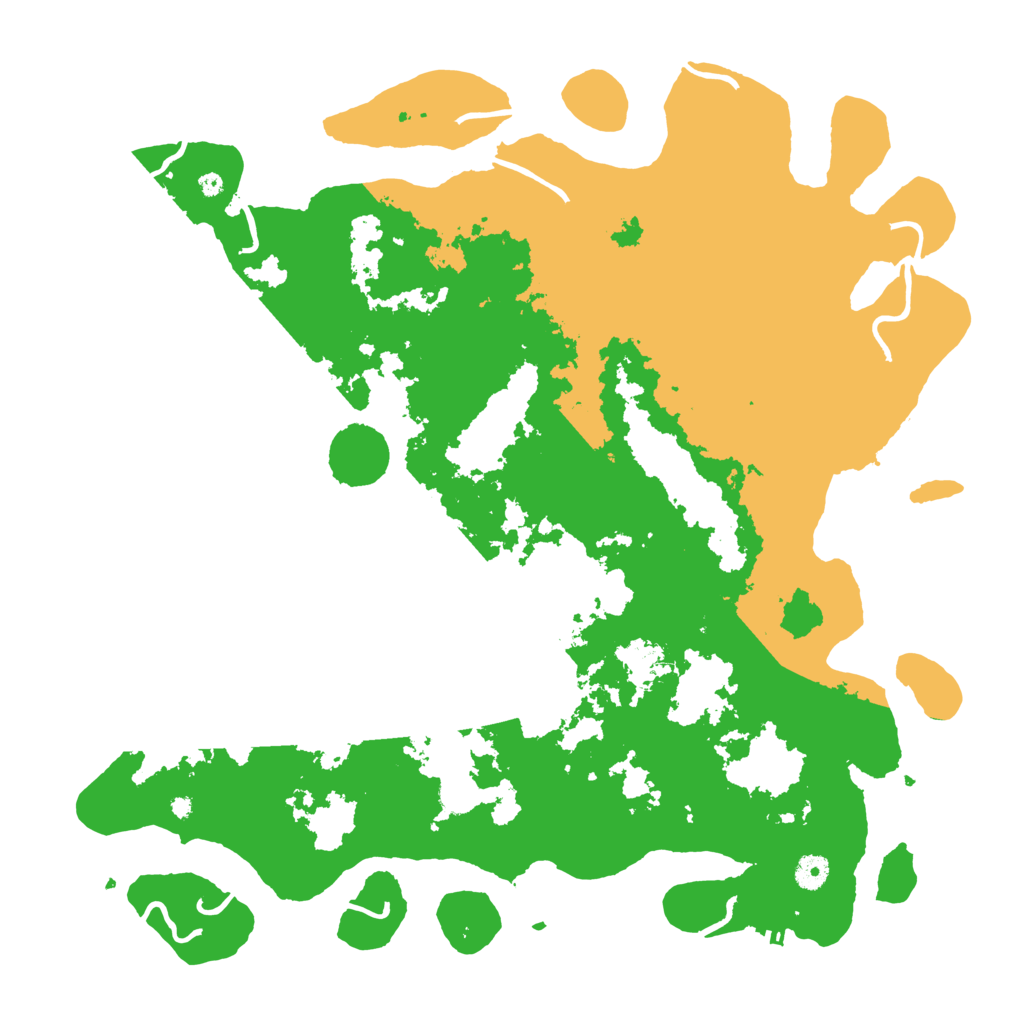 Biome Rust Map: Procedural Map, Size: 4500, Seed: 776516582