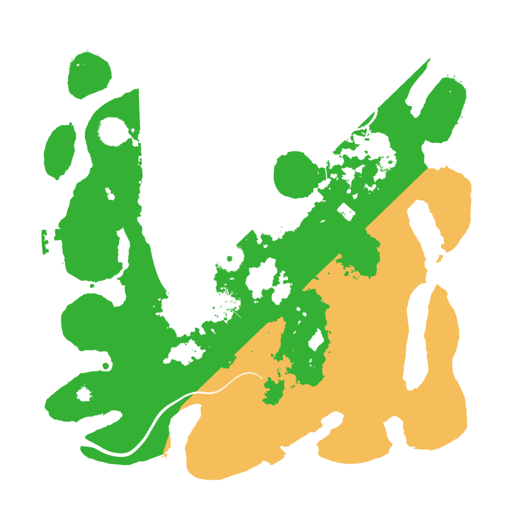 Biome Rust Map: Procedural Map, Size: 3200, Seed: 2626388