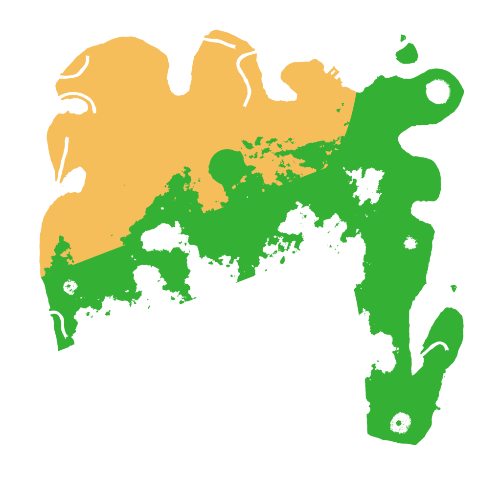 Biome Rust Map: Procedural Map, Size: 3700, Seed: 1879790982