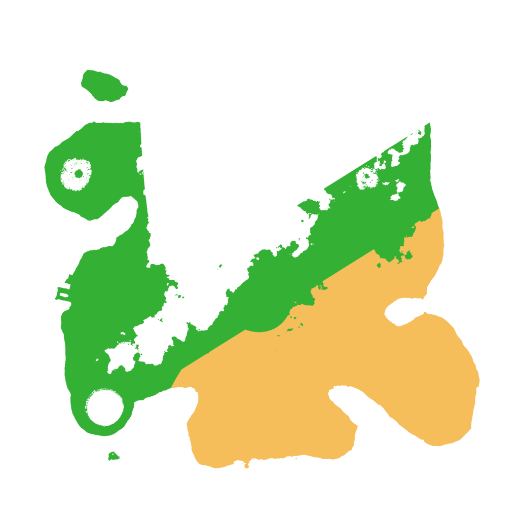 Biome Rust Map: Procedural Map, Size: 2500, Seed: 719461567