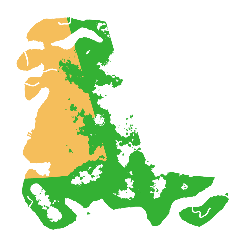 Biome Rust Map: Procedural Map, Size: 4000, Seed: 25634