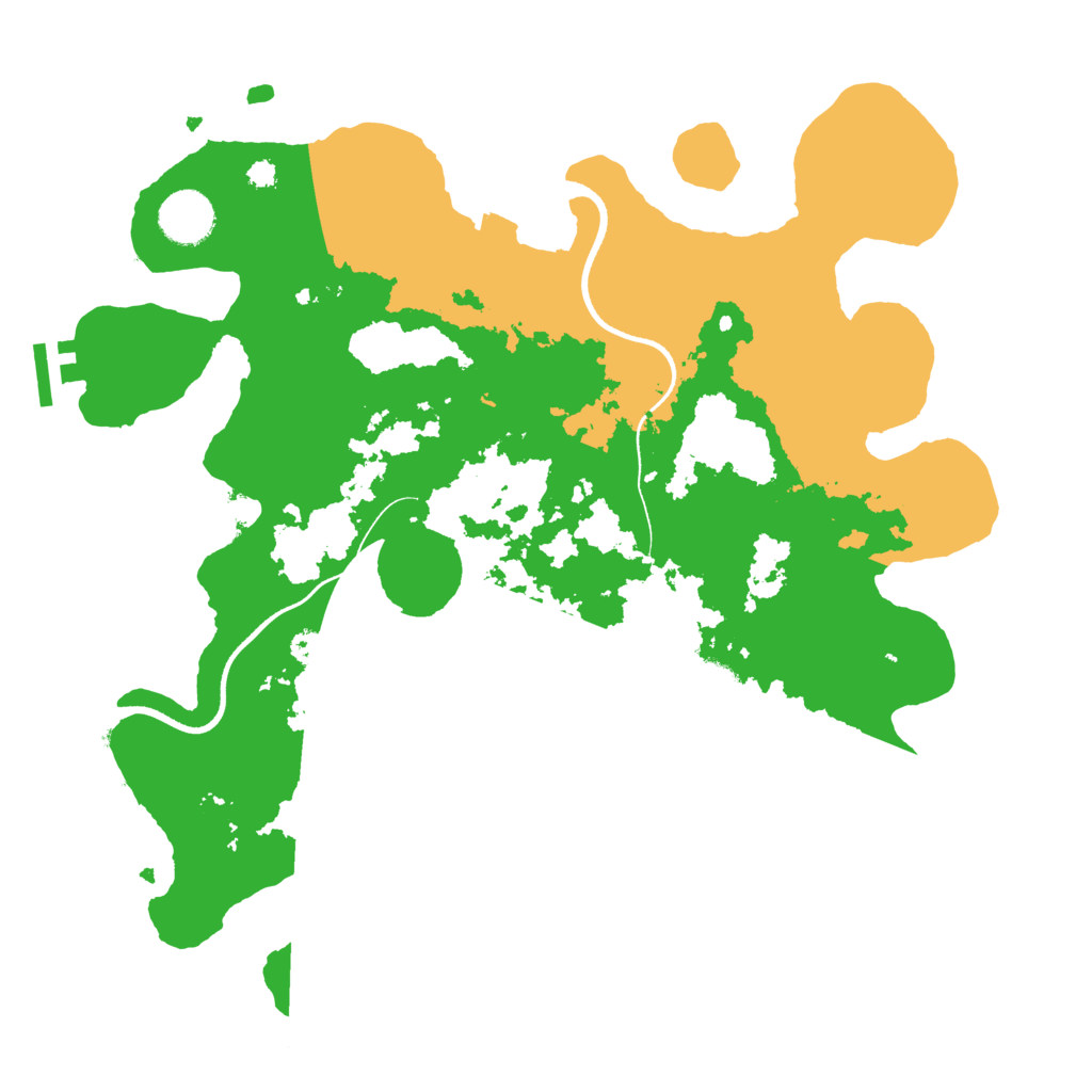 Biome Rust Map: Procedural Map, Size: 3500, Seed: 202972071
