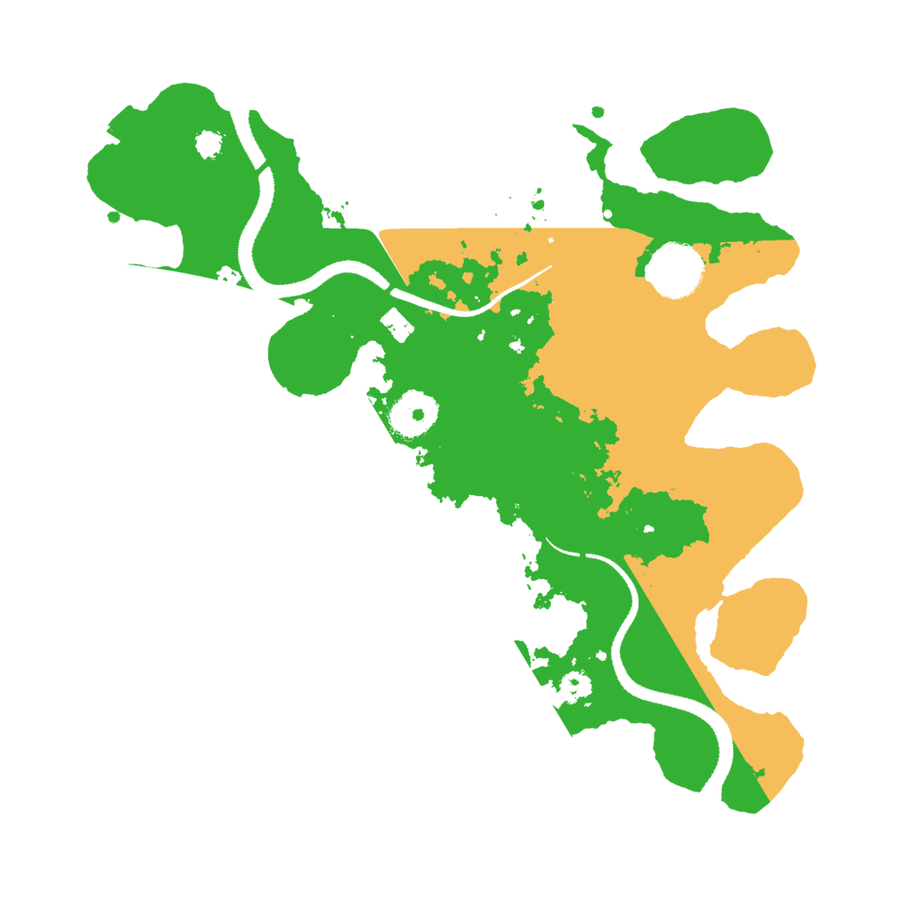 Biome Rust Map: Procedural Map, Size: 3000, Seed: 49538