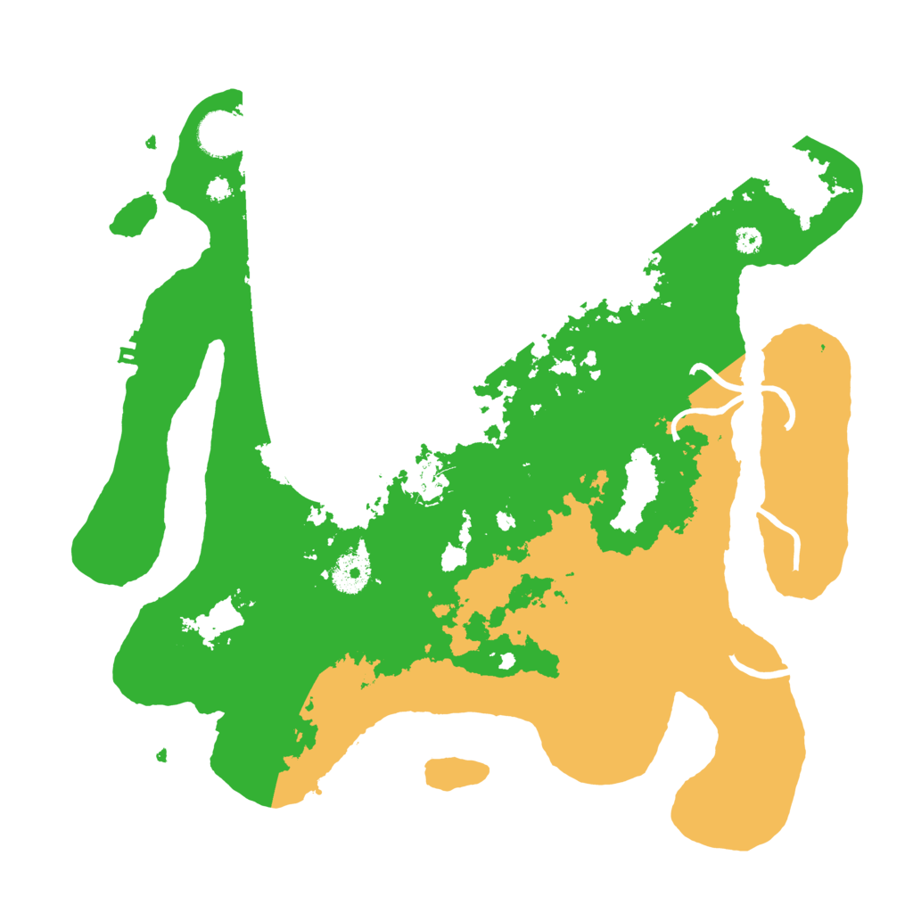 Biome Rust Map: Procedural Map, Size: 3500, Seed: 689892524