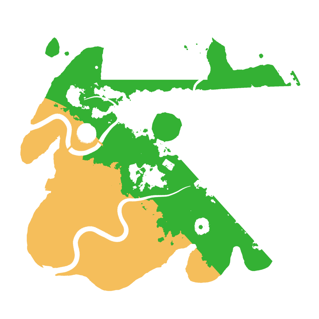 Biome Rust Map: Procedural Map, Size: 3000, Seed: 1034203588