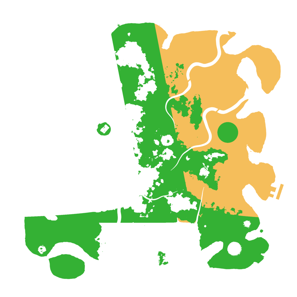 Biome Rust Map: Procedural Map, Size: 3800, Seed: 3456765