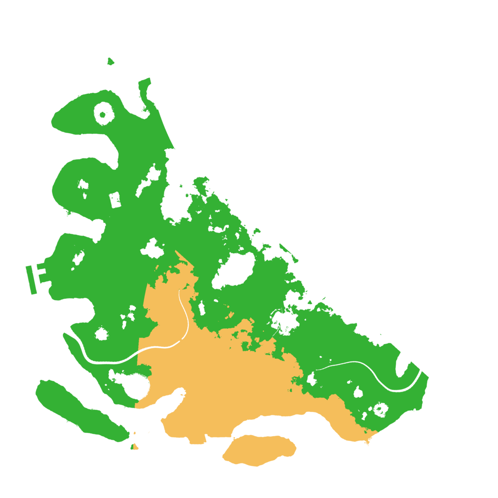 Biome Rust Map: Procedural Map, Size: 3500, Seed: 1540307359