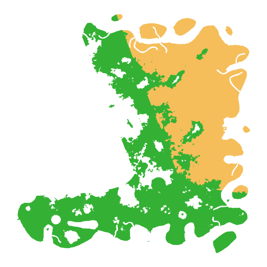 Biome Rust Map: Procedural Map, Size: 5000, Seed: 151316166