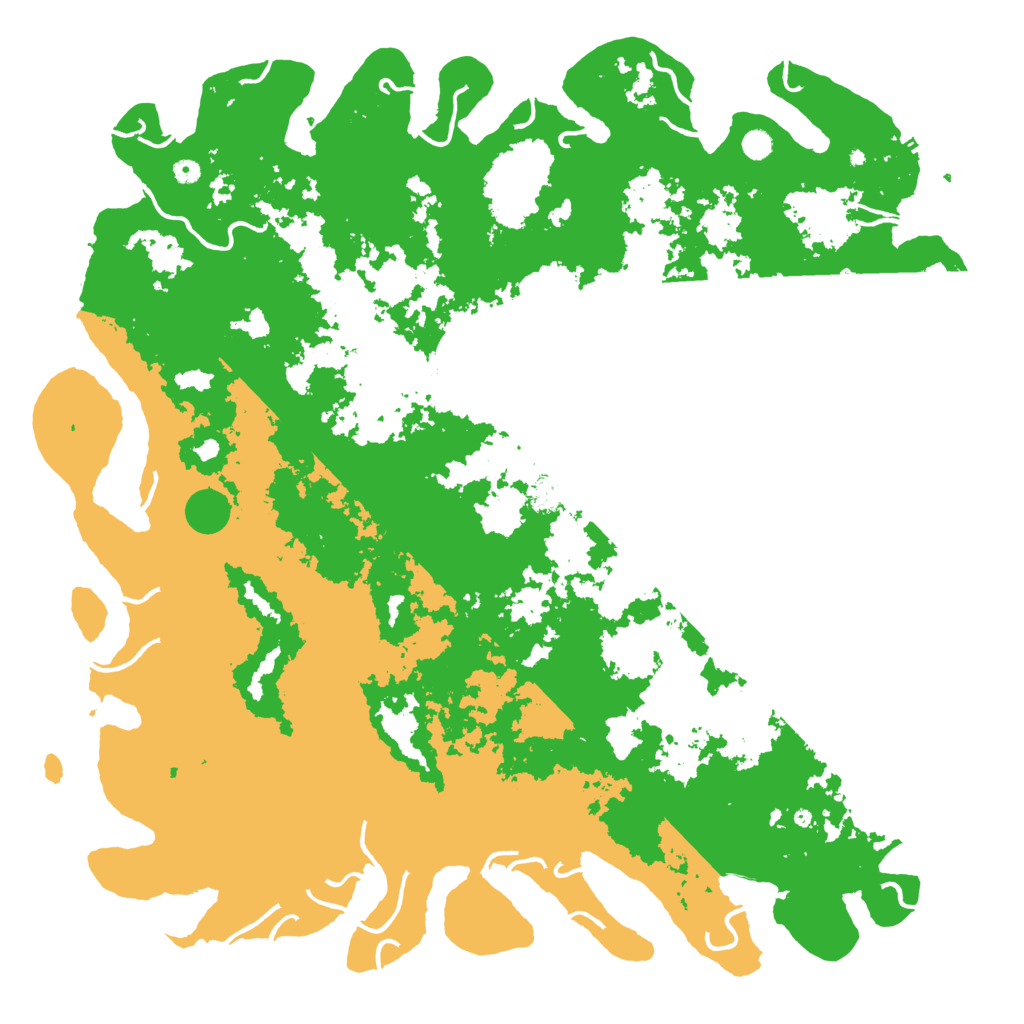 Biome Rust Map: Procedural Map, Size: 6000, Seed: 54363