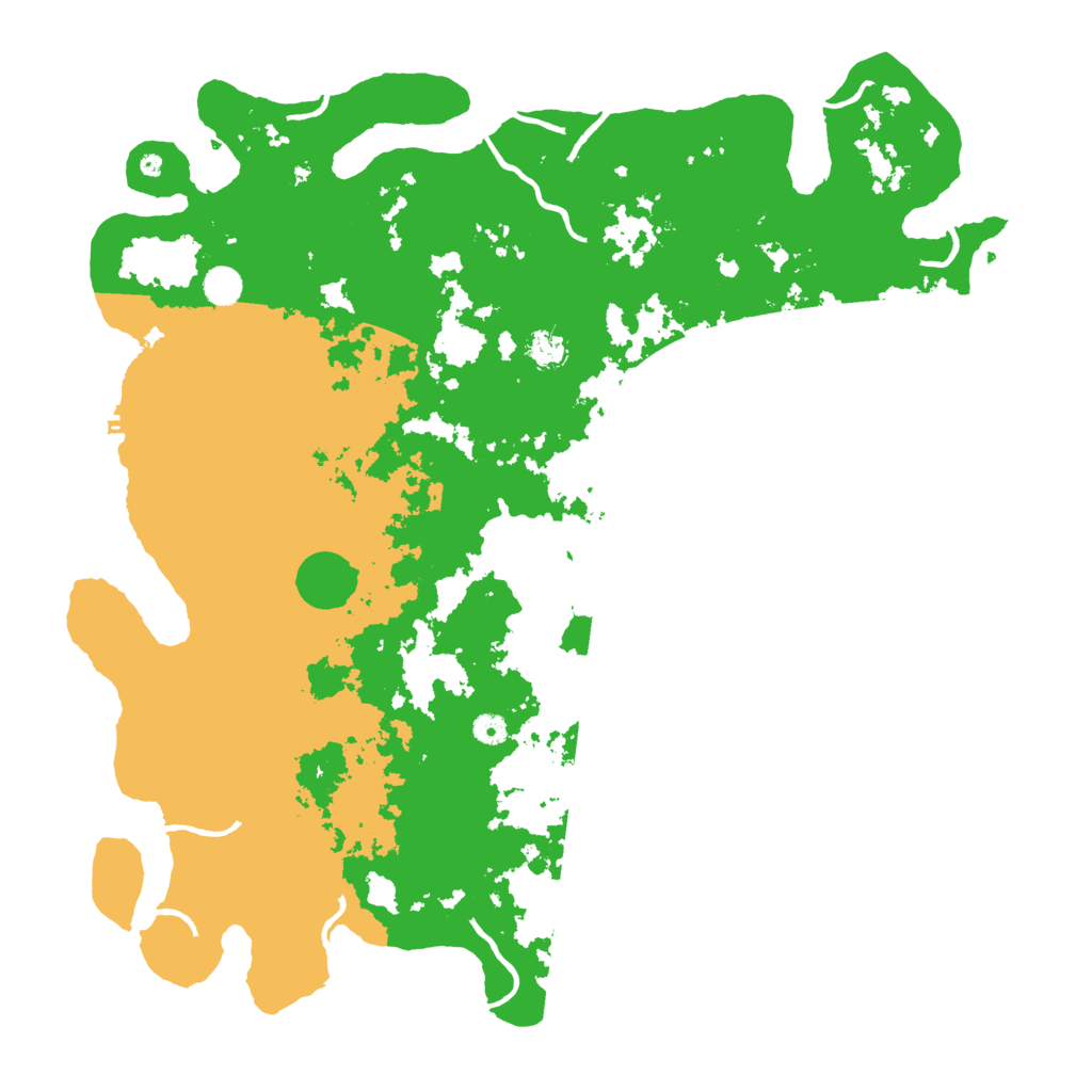 Biome Rust Map: Procedural Map, Size: 5000, Seed: 1234123