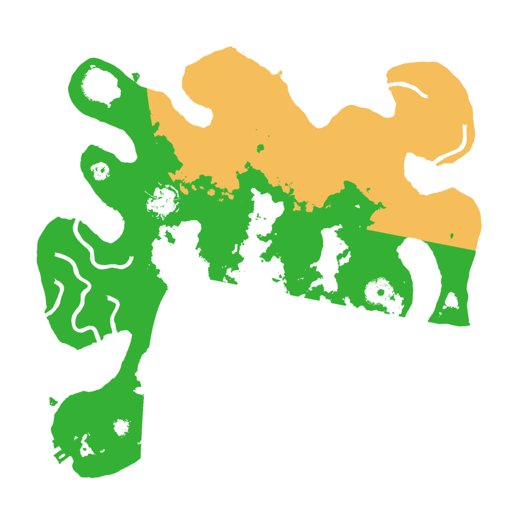 Biome Rust Map: Procedural Map, Size: 3000, Seed: 48717