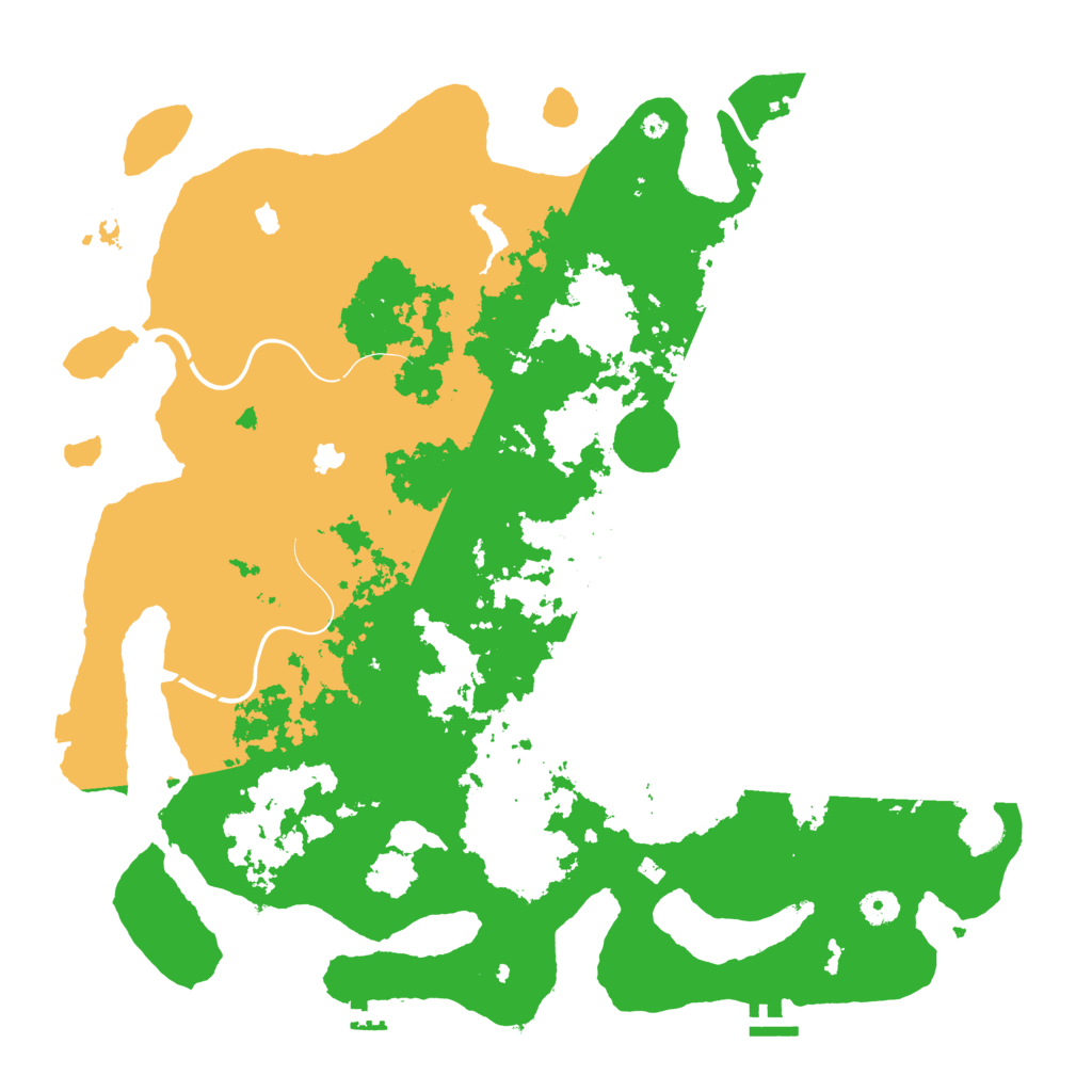 Biome Rust Map: Procedural Map, Size: 4500, Seed: 13252312