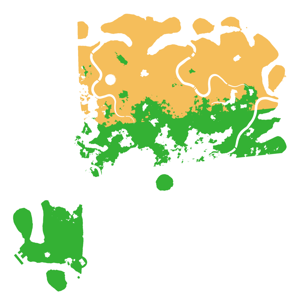 Biome Rust Map: Procedural Map, Size: 5000, Seed: 1482135