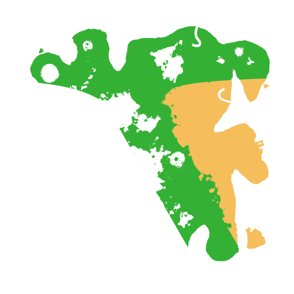 Biome Rust Map: Procedural Map, Size: 3000, Seed: 296129492