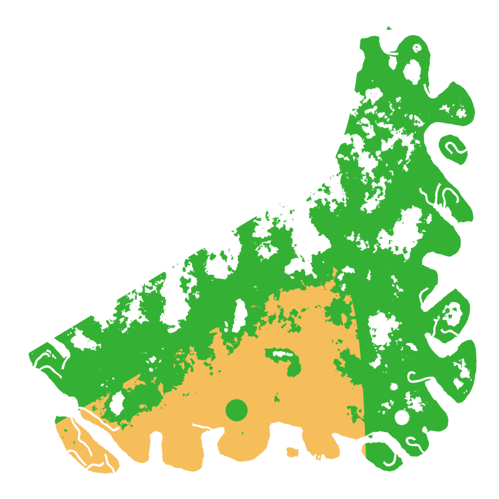 Biome Rust Map: Procedural Map, Size: 6000, Seed: 1692399650