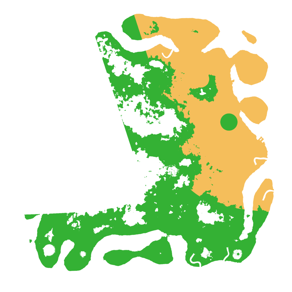 Biome Rust Map: Procedural Map, Size: 4500, Seed: 3905605