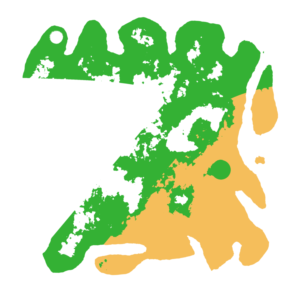 Biome Rust Map: Barren, Size: 4000, Seed: 61