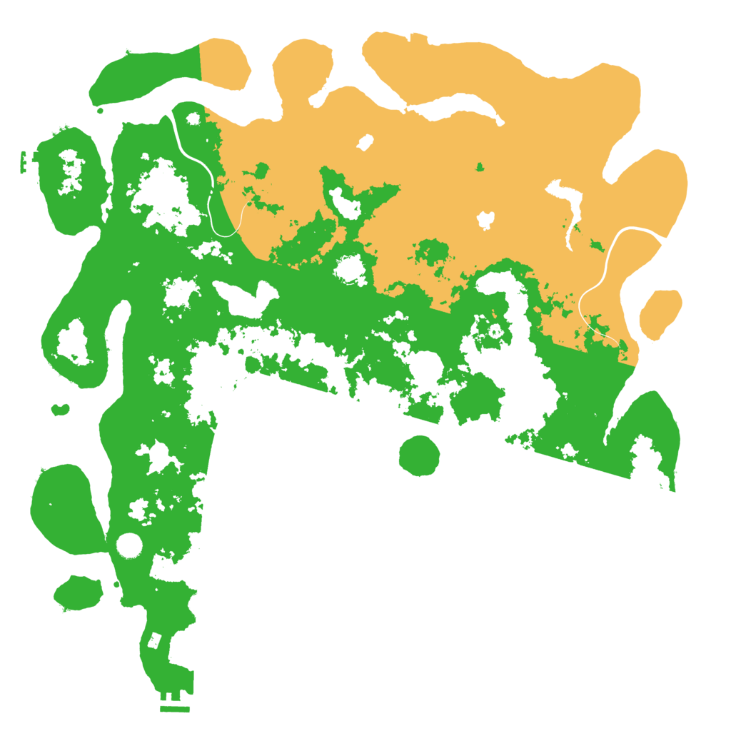 Biome Rust Map: Procedural Map, Size: 5000, Seed: 1397282531