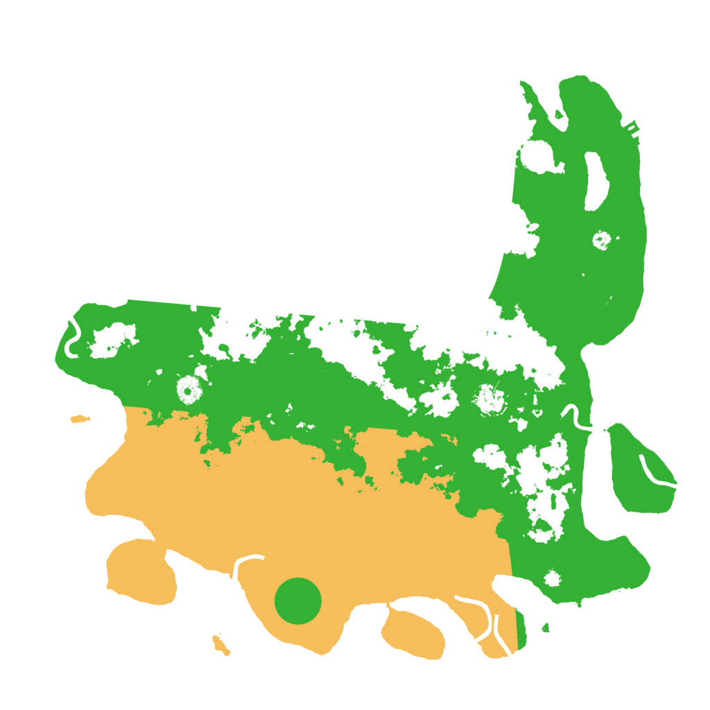 Biome Rust Map: Procedural Map, Size: 4000, Seed: 1846891