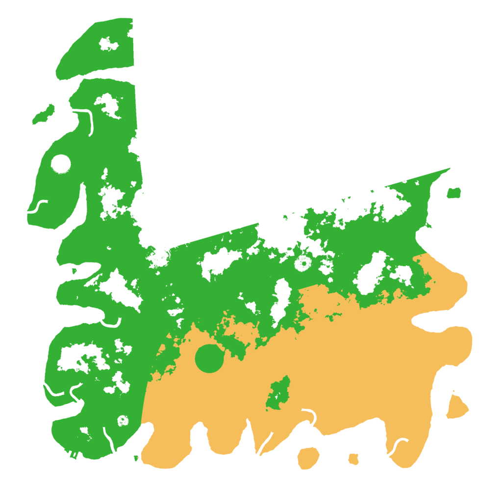 Biome Rust Map: Procedural Map, Size: 4600, Seed: 11977