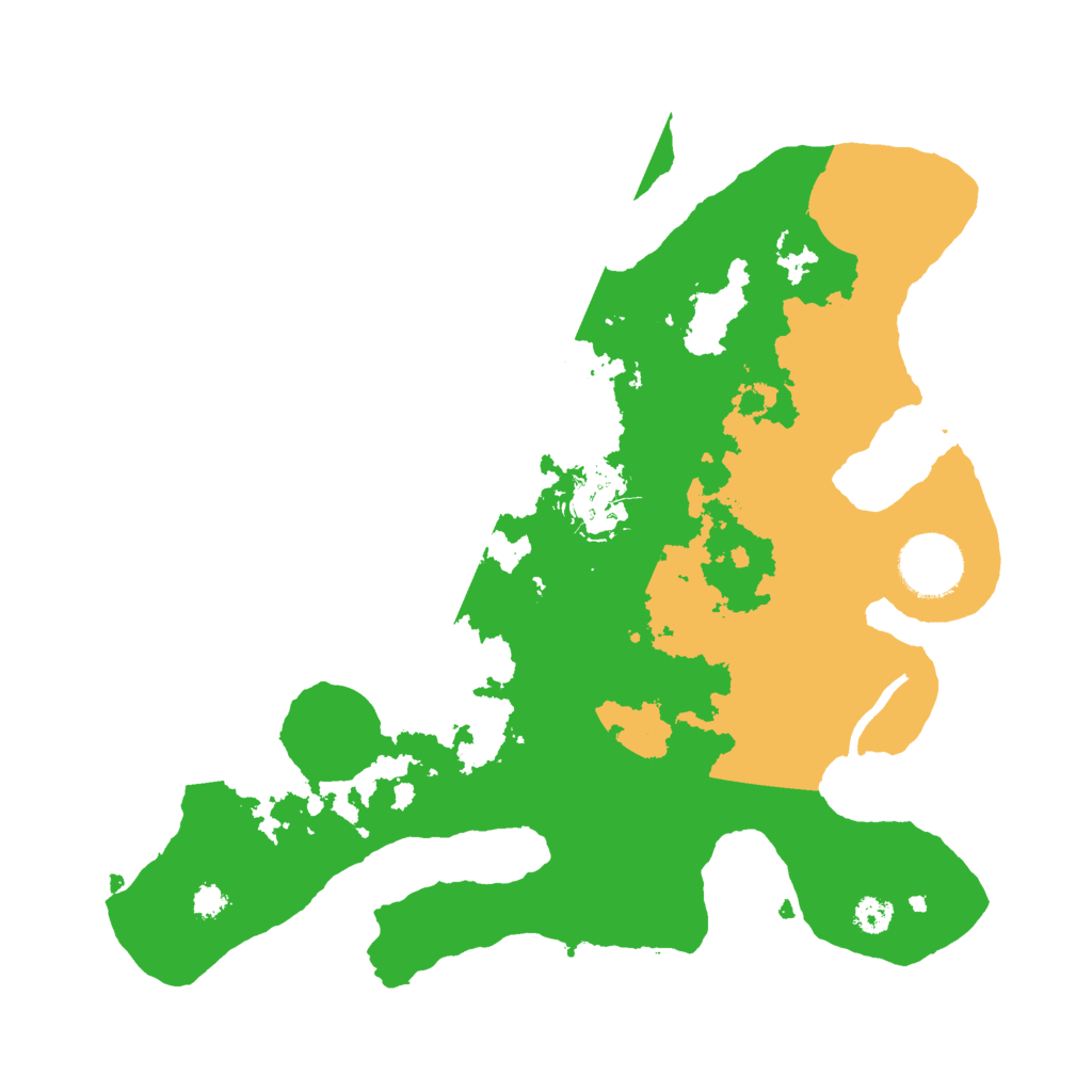 Biome Rust Map: Procedural Map, Size: 3000, Seed: 31249273