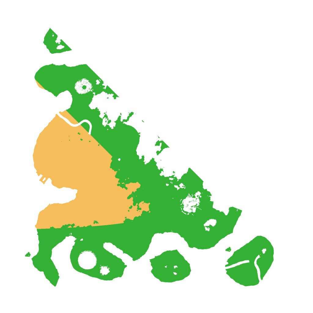 Biome Rust Map: Procedural Map, Size: 3000, Seed: 23121