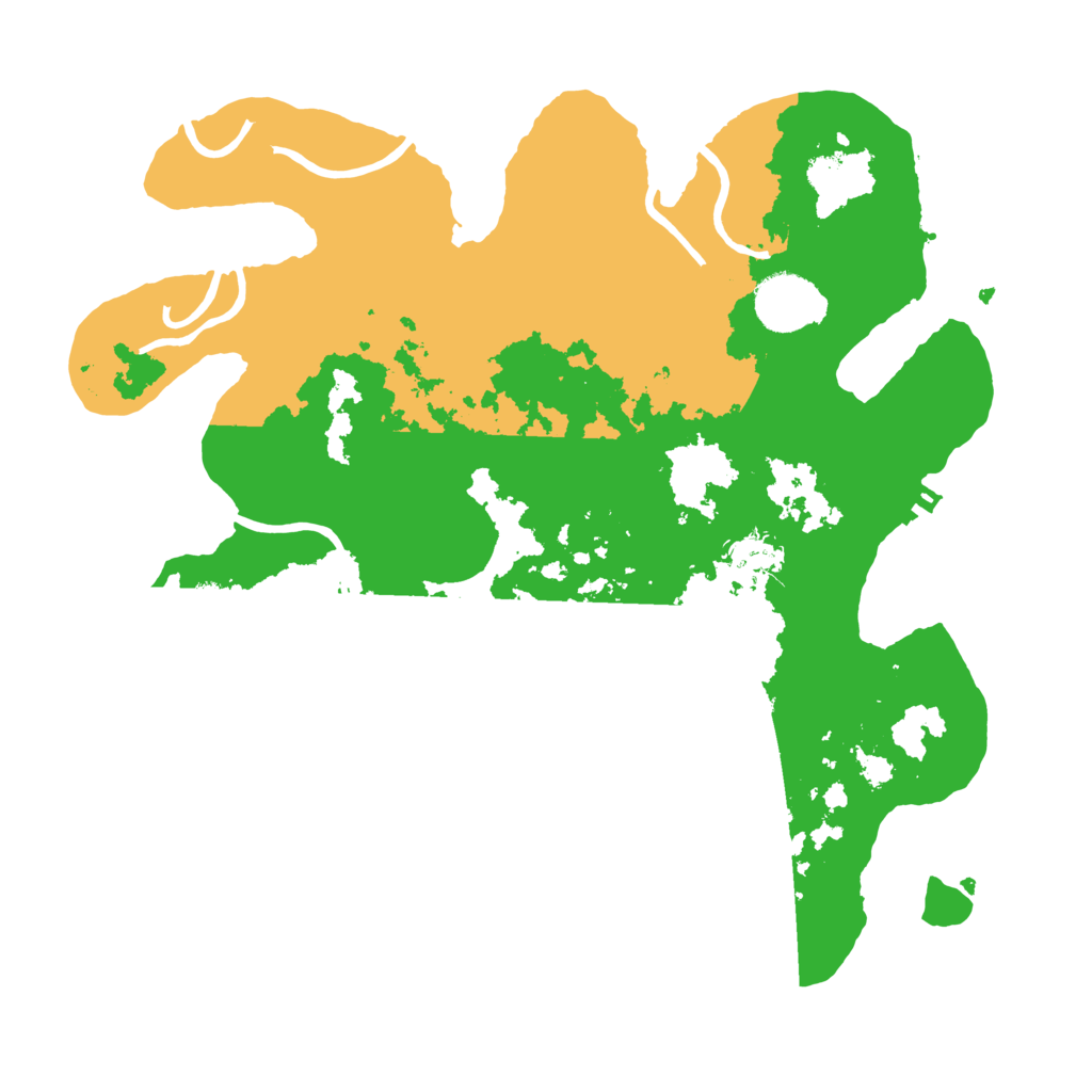 Biome Rust Map: Procedural Map, Size: 3250, Seed: 90