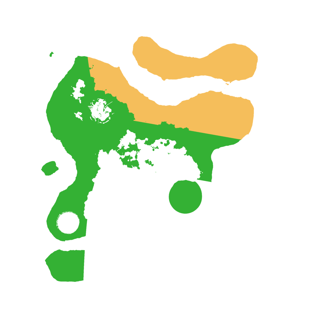 Biome Rust Map: Barren, Size: 2500, Seed: 1247774129