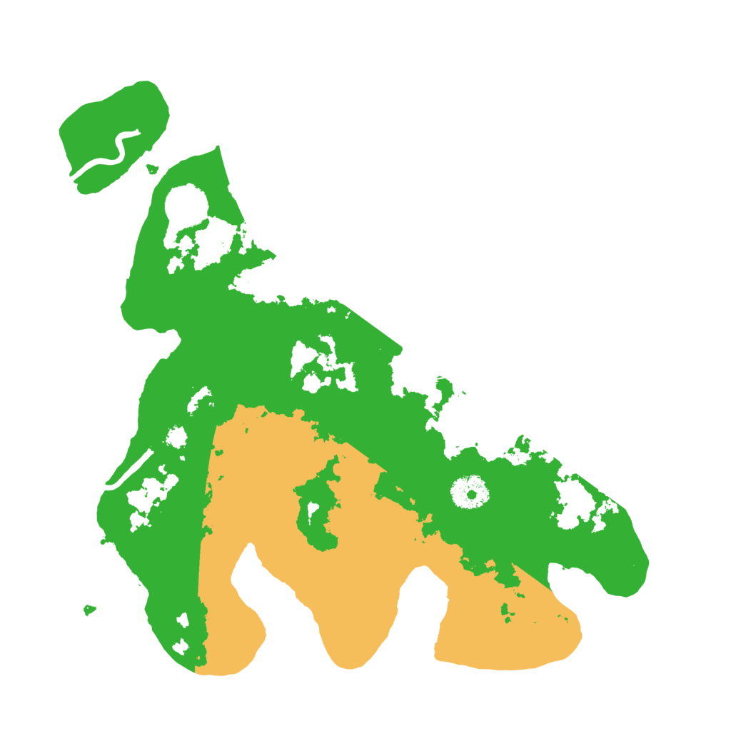 Biome Rust Map: Procedural Map, Size: 3100, Seed: 19966