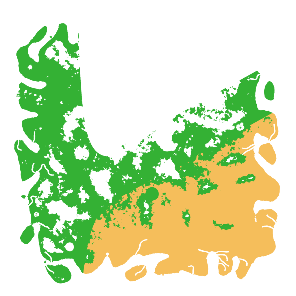 Biome Rust Map: Procedural Map, Size: 6000, Seed: 47041