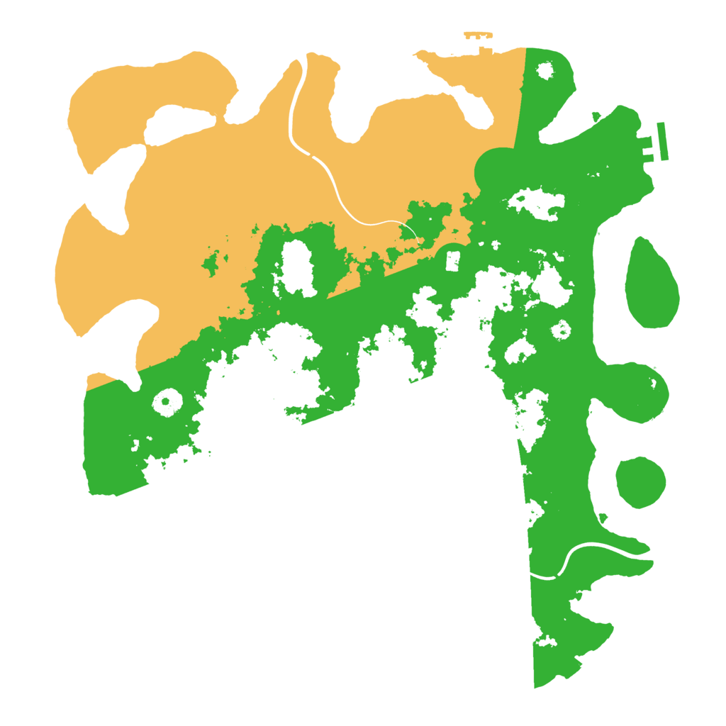 Biome Rust Map: Procedural Map, Size: 3850, Seed: 807491945