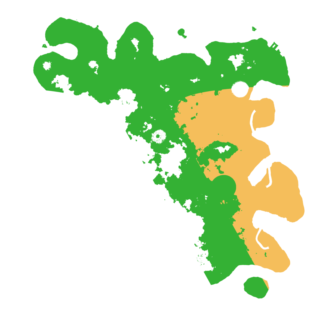 Biome Rust Map: Procedural Map, Size: 3500, Seed: 123987546