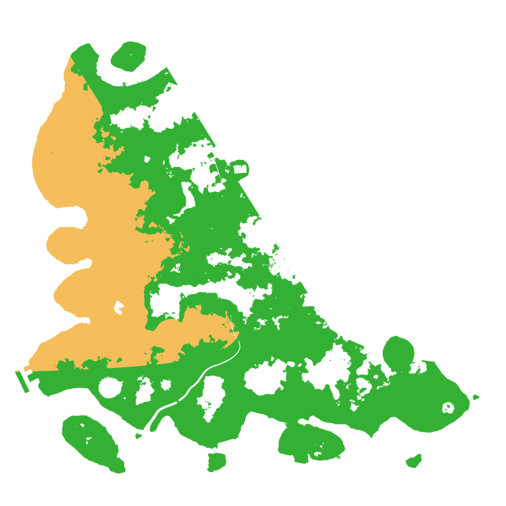 Biome Rust Map: Procedural Map, Size: 4250, Seed: 34505404