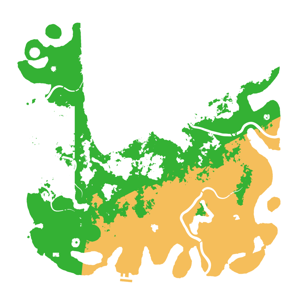 Biome Rust Map: Procedural Map, Size: 5000, Seed: 85645