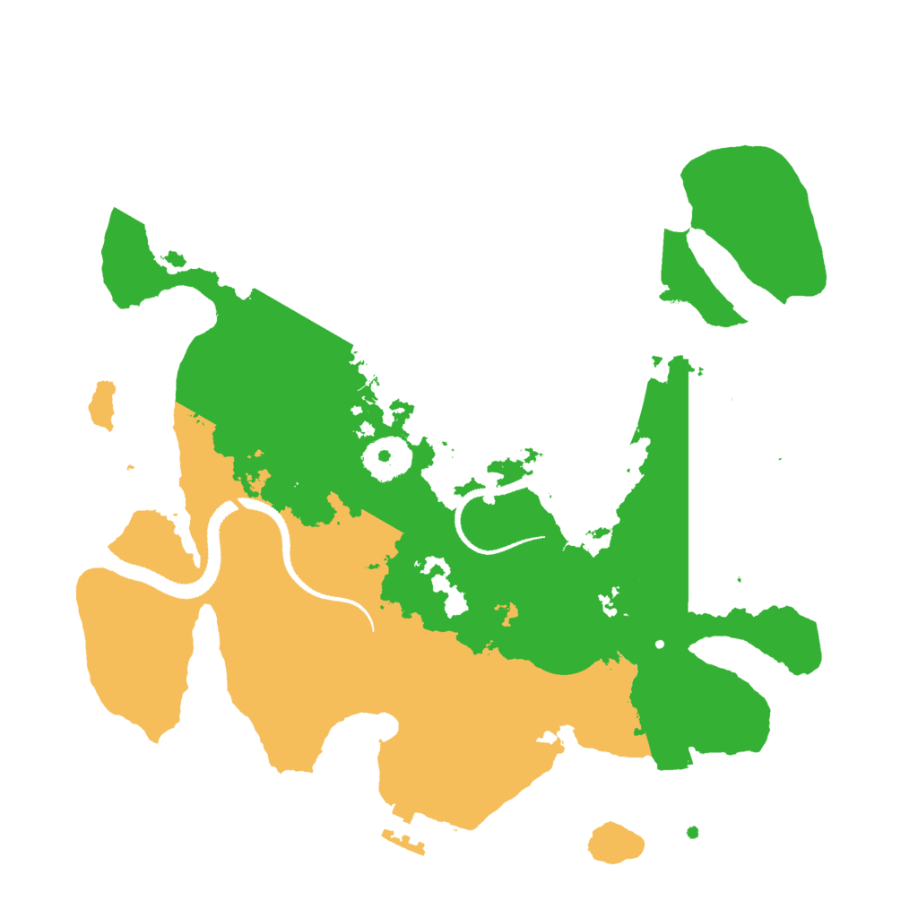 Biome Rust Map: Procedural Map, Size: 3000, Seed: 22765565