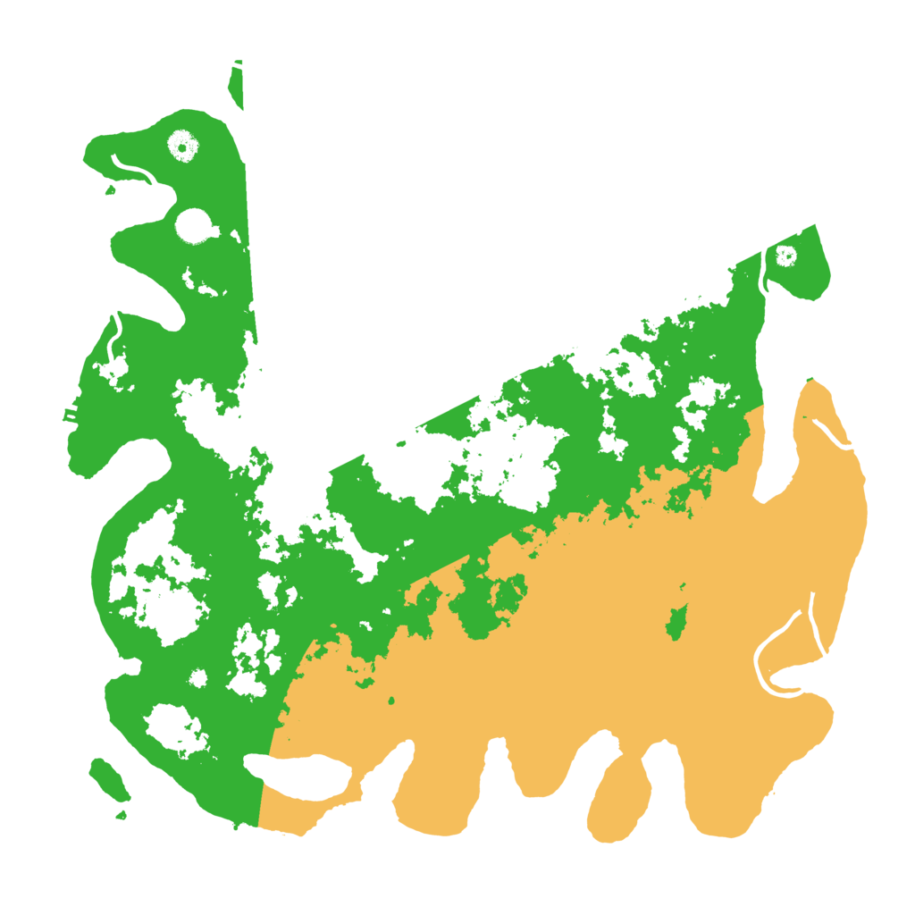 Biome Rust Map: Procedural Map, Size: 4500, Seed: 85645