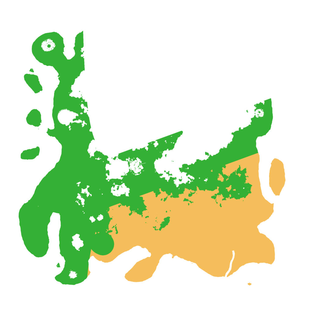 Biome Rust Map: Procedural Map, Size: 3700, Seed: 2970206