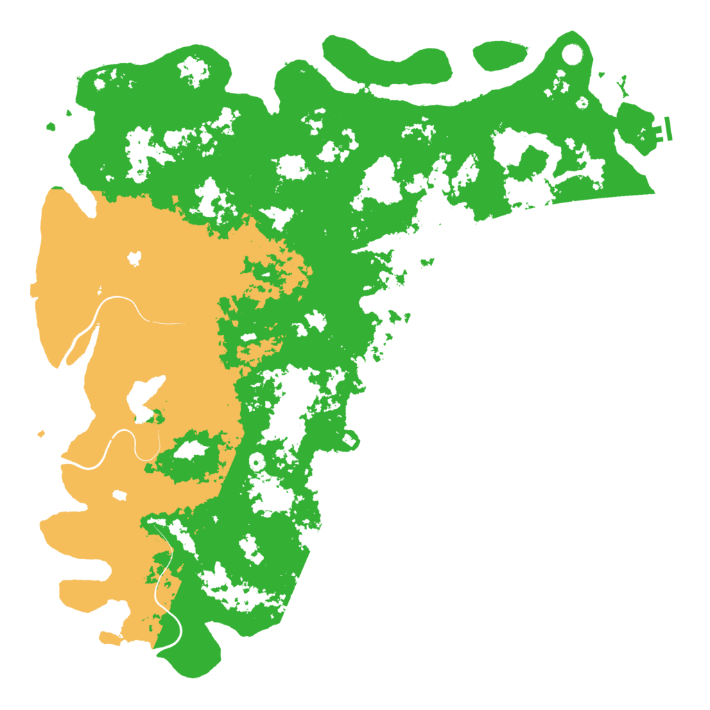 Biome Rust Map: Procedural Map, Size: 6000, Seed: 563246923