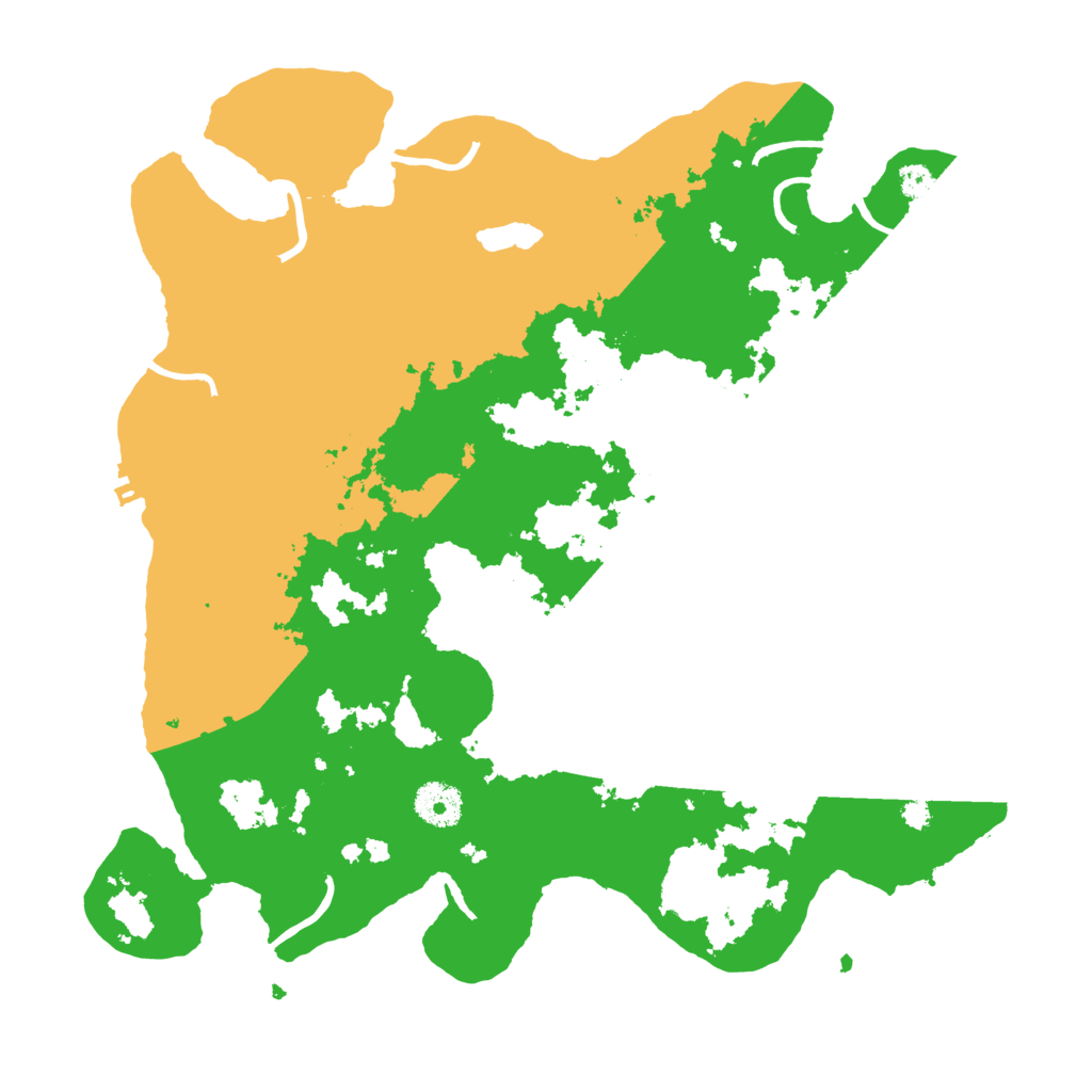 Biome Rust Map: Procedural Map, Size: 3550, Seed: 1163754