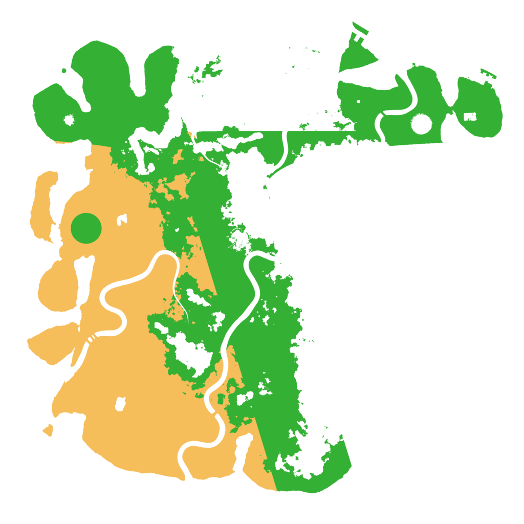 Biome Rust Map: Procedural Map, Size: 4500, Seed: 456754