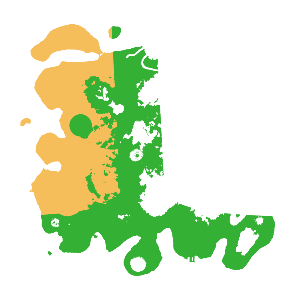 Biome Rust Map: Procedural Map, Size: 3500, Seed: 32456