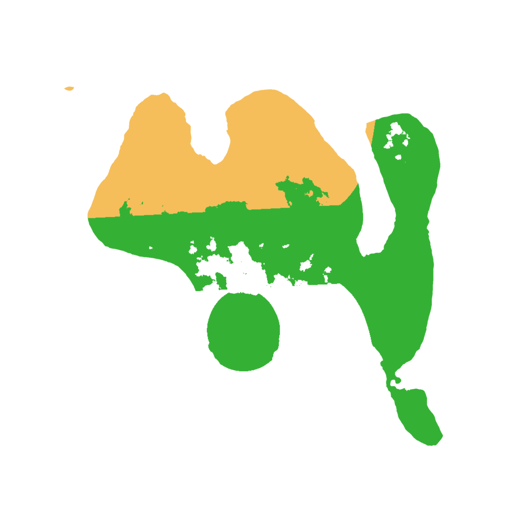 Biome Rust Map: Barren, Size: 1900, Seed: 11111111