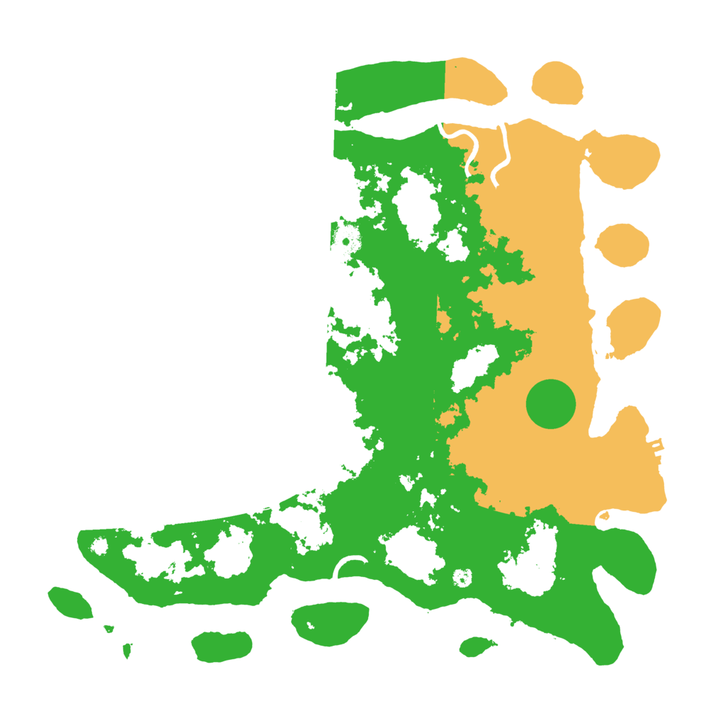 Biome Rust Map: Procedural Map, Size: 3850, Seed: 453111615